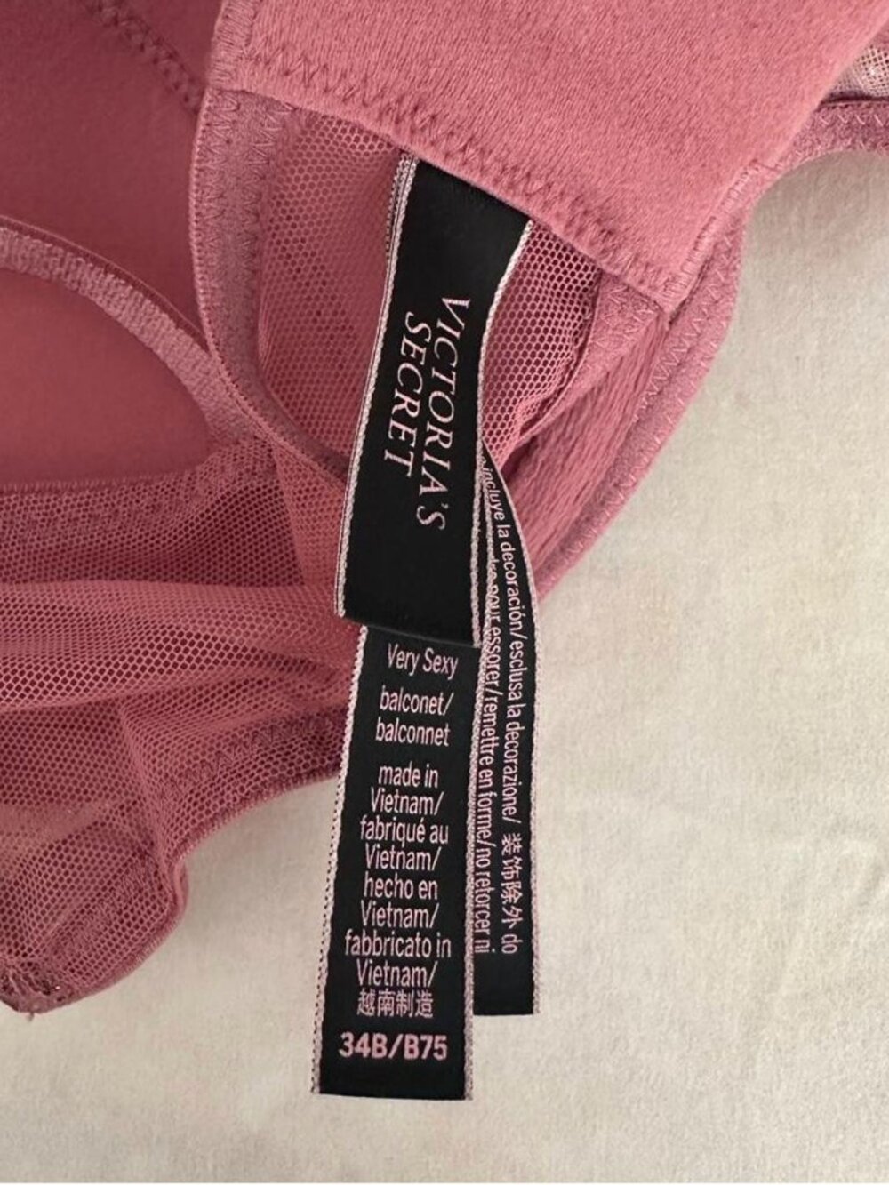Victoria's Secret Balconette Bra 34B - Picture 3 of 4